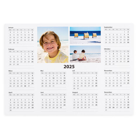 Årskalender (A3) med egne bilder