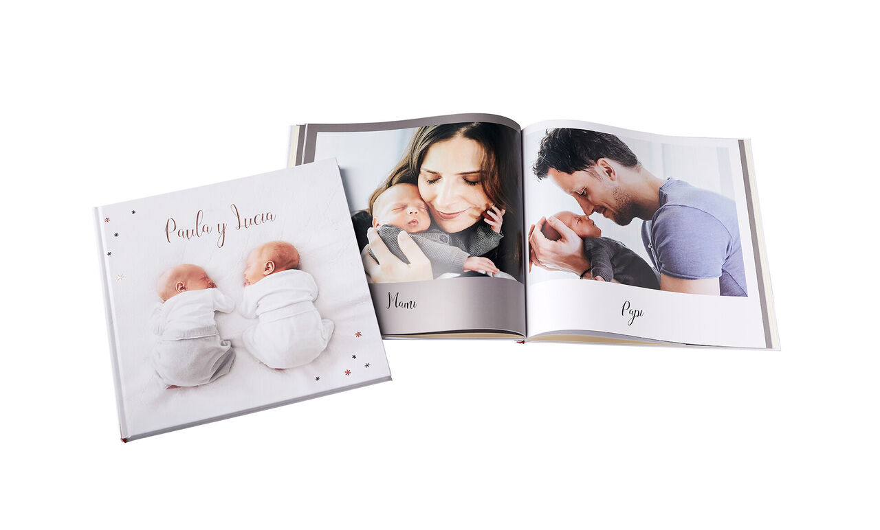 Lag babybok med bilder og din egen tekst